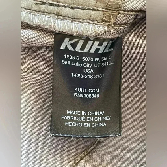 Kuhl Klaudette Pants Straight Sage Brown Size 8 Short - Picture 11 of 15